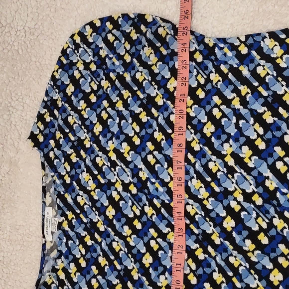 Liz Claiborne Woman Print Tops Plus Size 2X Multicolor - Picture 8 of 11